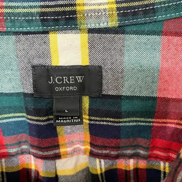 J. Crew - Plaid Flannel Button Down Shirt - Picture 4 of 6